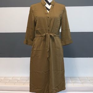 Old Navy button down dress in army green size L